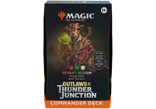 Magic The Gathering Outlaws of Thunder Junction Desert Bloom Commander EN