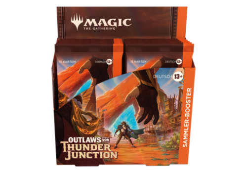 Magic The Gathering Outlaws von Thunder Junction Sammler Display DE