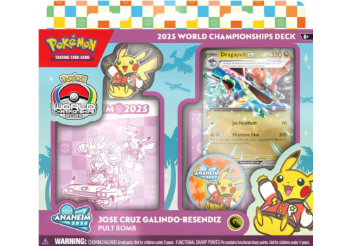 Pokemon Weltmeisterschaftsdeck 2025 Pult Bomb Jose Cruz Galindo-Resendiz