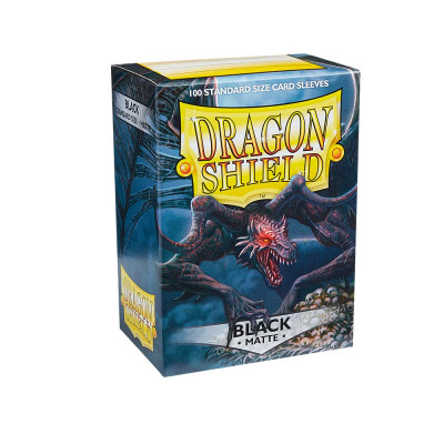 Dragon Shield Sleeves Matte Black(100 Sleeves)