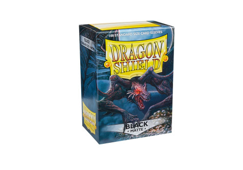 Dragon Shield Sleeves Matte Black(100 Sleeves)