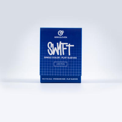 Gem.Eleven Swift Single Color Play Sleeves Blau