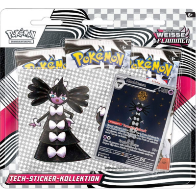 Karmesin & Purpur Weisse Flammen Tech Sticker Kollektion Morbitesse DE