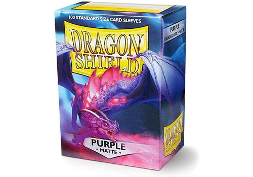 Dragon Shield Sleeves Matte Purple (100 Sleeves)
