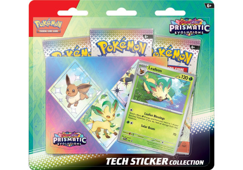 Scarlet & Violet Prismatic Evolutions Tech Sticker Collection Leafeon EN