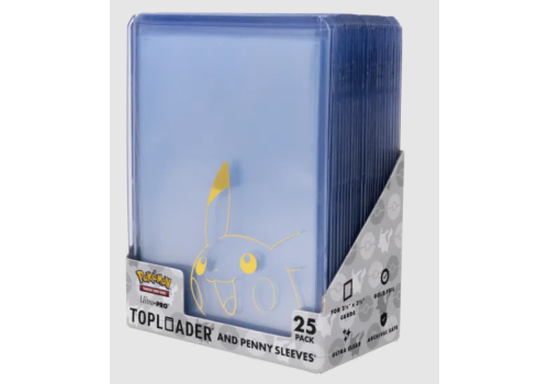 Ultra Pro Pikachu Toploader And Penny Sleeves | Combo Pack (25er Pack) Ultra Pro Pikachu Toploader And Penny Sleeves | Combo Pack (25er Pack)