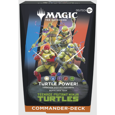 Vorbestellung: Magic The Gathering Teenage Mutant Ninja Turtles Turtle Power! Commander DE