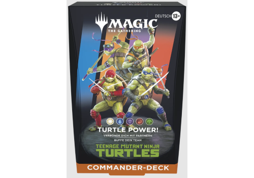 Magic The Gathering Teenage Mutant Ninja Turtles Turtle Power! Commander DE