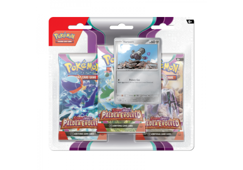 Scarlet & Violet Paldea Evolved Varoom 3-Pack Blister EN