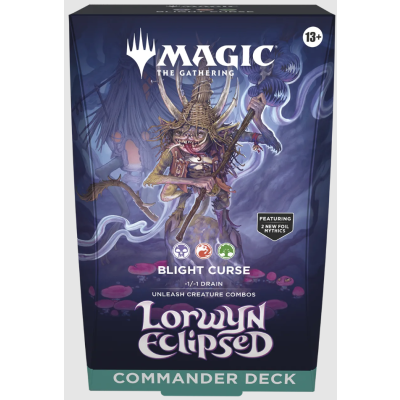 Vorbestellung: Magic The Gathering Lorwyn Eclipsed Blight Curse Commander EN