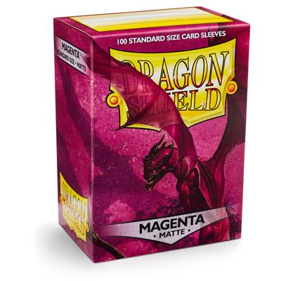 Dragon Shield Sleeves Matte Magenta(100 Sleeves)