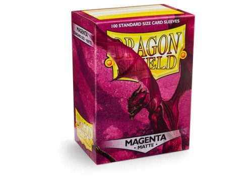 Dragon Shield Sleeves Matte Magenta(100 Sleeves)