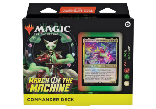 Magic The Gathering March of the Machine Call for Backup Commander EN