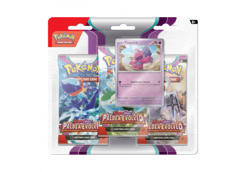 Scarlet & Violet Paldea Evolved Tinkatink 3-Pack Blister EN