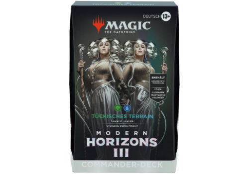 Vorbestellung: Magic The Gathering Modern Horizons 3 Tückisches Terrain Commander DE