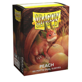 Dragon Shield Sleeves Matte Dual Peach(100 Sleeves)