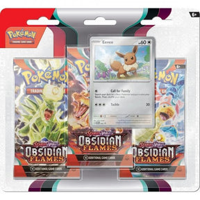 Scarlet & Violet Obsidian Flames Eevee 3-Pack Blister EN