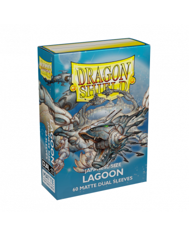 Dragon Shield Sleeves Japanese Size Dual Matte Lagoon (60 Sleeves)