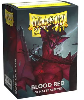 Dragon Shield Sleeves Matte Blood Red (100 Sleeves)