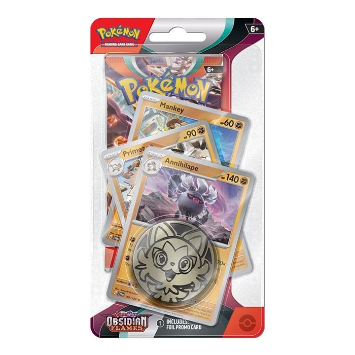 Scarlet & Violet Obsidian Flames Annihilape Premium Checklane Blister EN