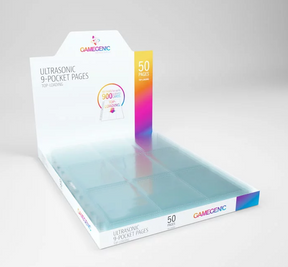 9-Pocket Pages Top-Loading Transparent Display Gamegenic