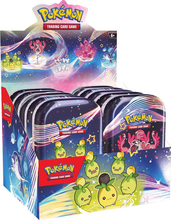 Karmesin & Purpur Paldeas Schicksale Mini Tin Display (10 Tins)  DE