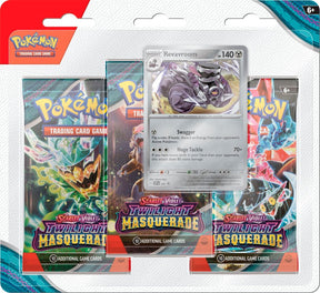 Scarlet & Violet Twilight Masquerade Revavroom 3-Pack Blister EN