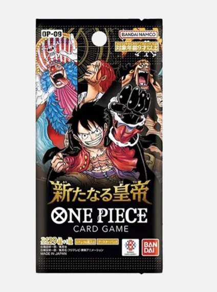 One Piece Card Game The Four Emperors OP-09 Einzelbooster JP