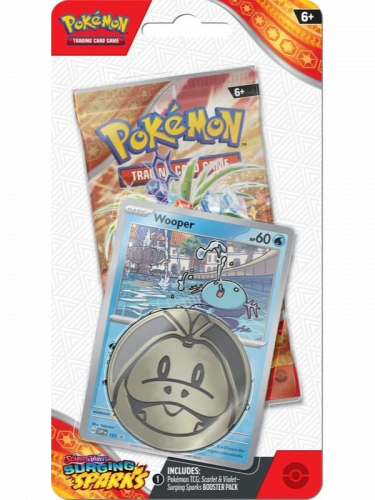 Scarlet & Violet Surging Sparks Wooper Checklane Blister EN