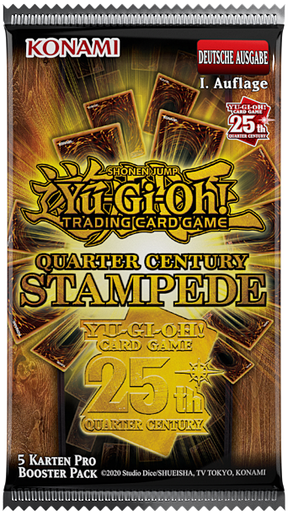 Yu-Gi-Oh! Quarter Century Stampede 1st Edition Booster DE