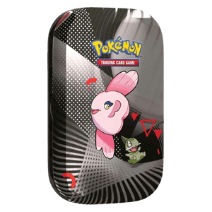 Scarlet & Violet Black Bolt & White Flare Mini Tin Alomomola EN