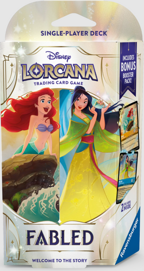 Disney Lorcana: Fabled Starter Deck Ariel & Mulan EN