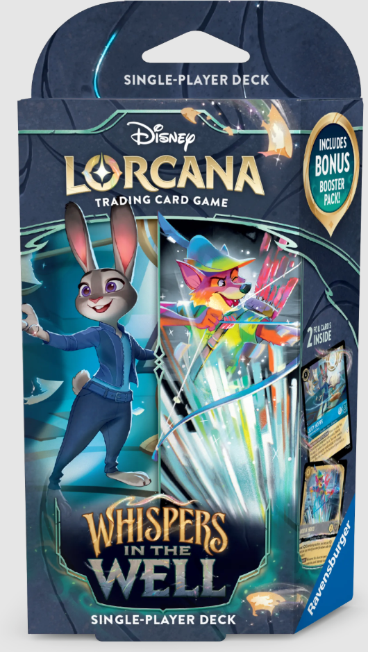 Disney Lorcana: Whispers in the Well Starter Deck Sapphire & Steel EN