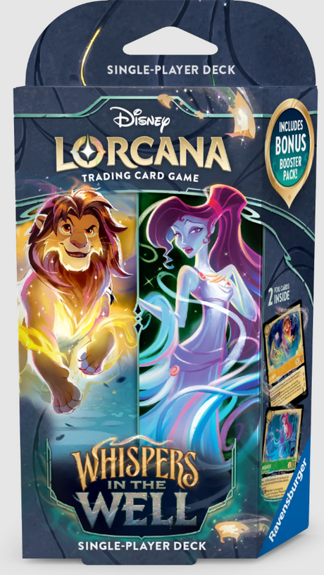 Disney Lorcana: Whispers in the Well Starter Deck Amber & Emerald EN