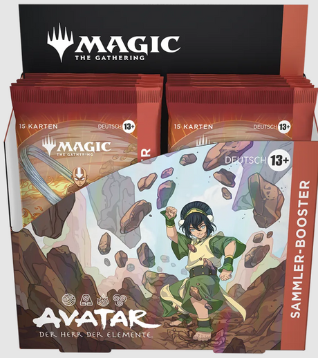 Magic The Gathering Avatar: Der Herr der Elemente Sammler Display DE