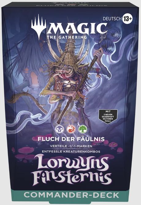 Magic The Gathering Lorwyns Finsternis Fluch der Fäulnis Commander DE