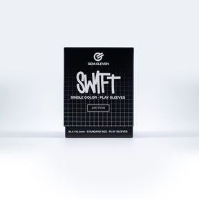 Gem.Eleven Swift Single Color Play Sleeves Schwarz