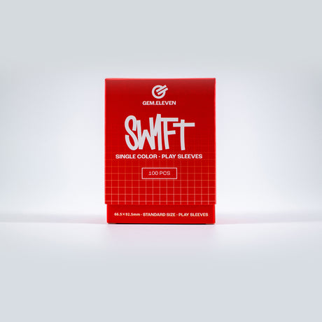 Gem.Eleven Swift Single Color Play Sleeves Rot