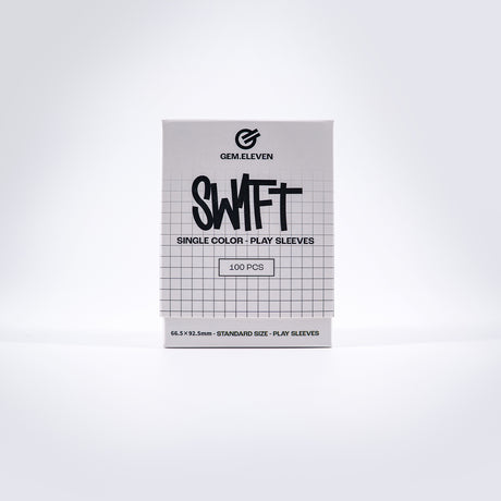 Gem.Eleven Swift Single Color Play Sleeves Weiß
