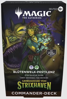 Magic The Gathering Geheimnisse von Strixhaven Blütenwelk-Pestilenz Commander DE