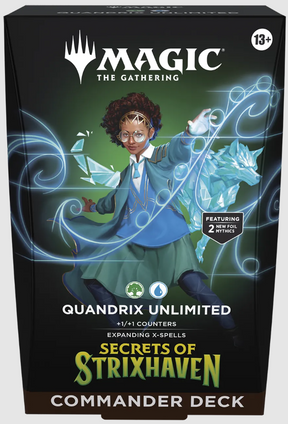 Magic The Gathering Secrets of Strixhaven Quandrix Unlimited Commander EN
