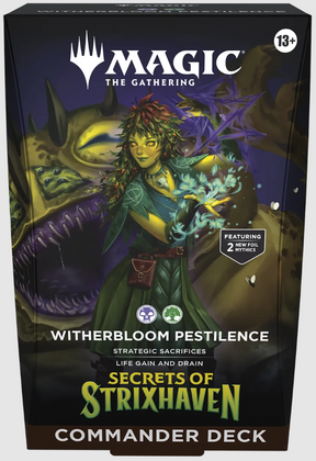 Magic The Gathering Secrets of Strixhaven Witherbloom Pestilence Commander EN