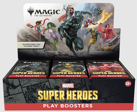 Magic The Gathering Marvel Super Heroes Play-Booster Display EN
