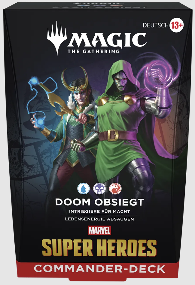 Magic The Gathering Marvel Super Heroes Doom obsiegt Commander DE