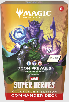 Magic The Gathering Marvel Super Heroes Doom Prevails Commander Collector´s Edition EN