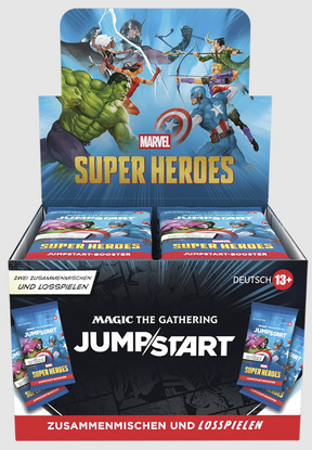 Magic The Gathering Marvel Super Heroes Jumpstart-Booster Display DE