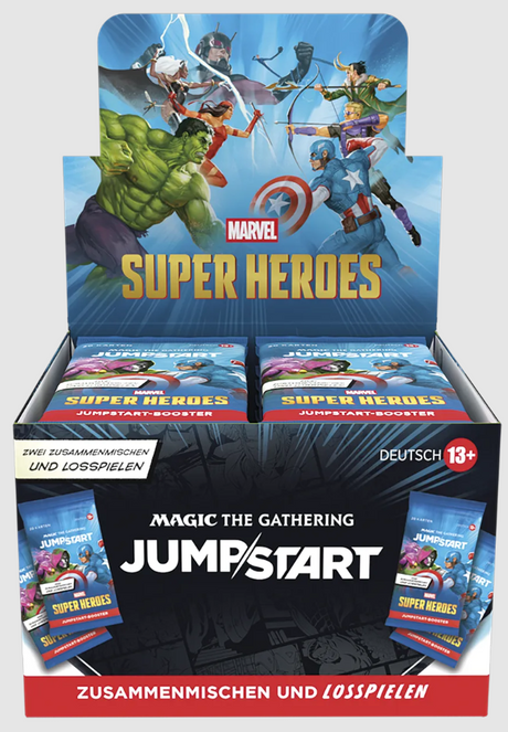 Magic The Gathering Marvel Super Heroes Jumpstart-Booster Display DE