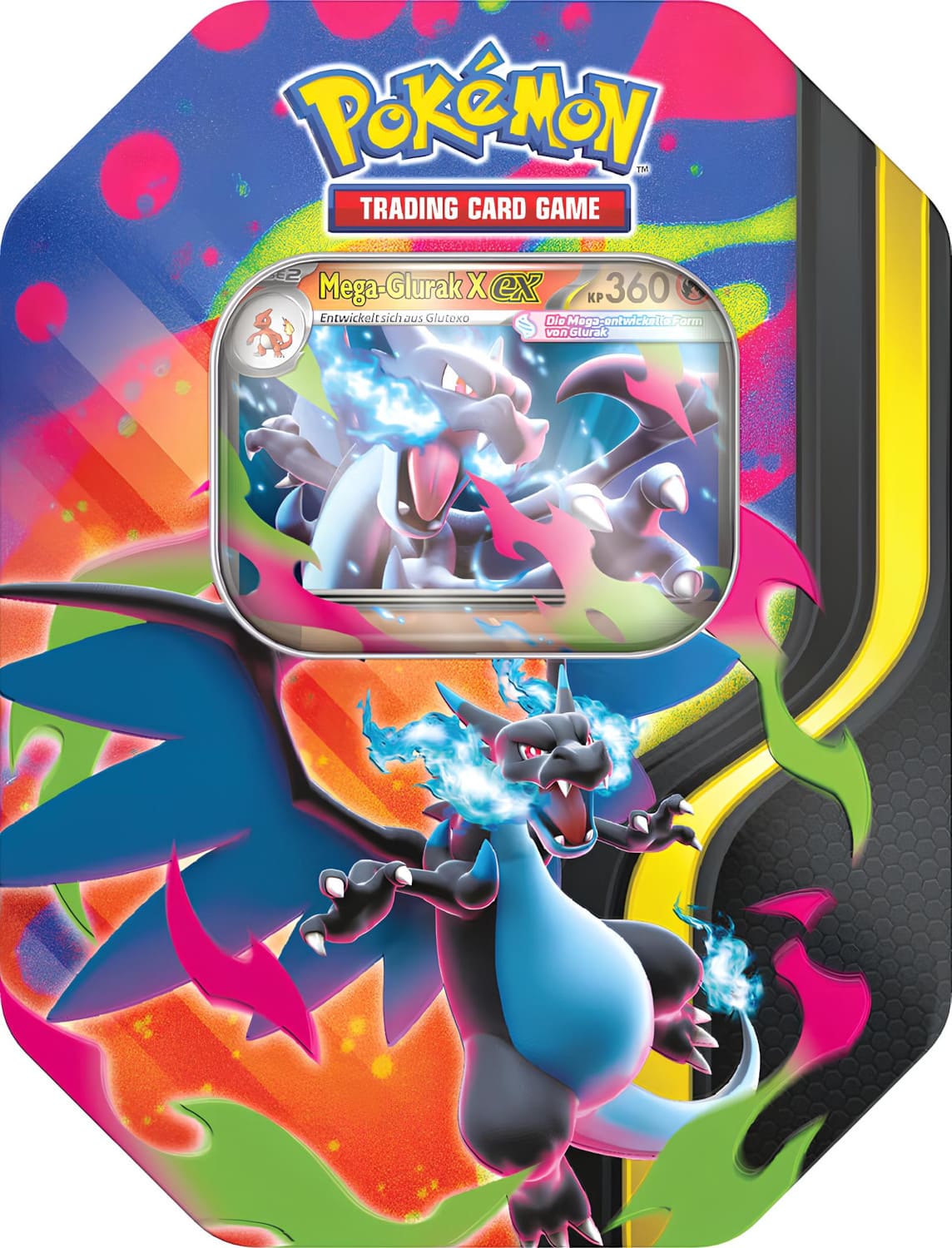 Mega-Glurak X ex Tin DE