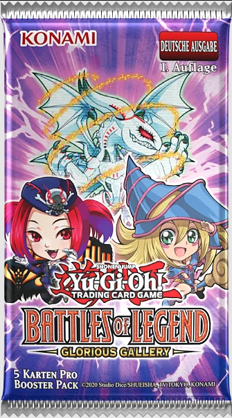 Yu-Gi-Oh! Battles of Legend Glorious Gallery 1st Edition Booster DE