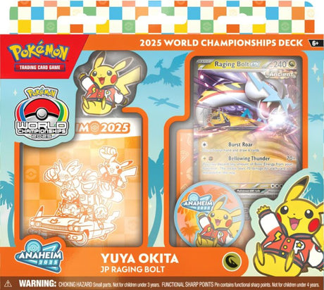 Pokemon Weltmeisterschaftsdeck 2025 JP Raging Bolt Yuya Okita